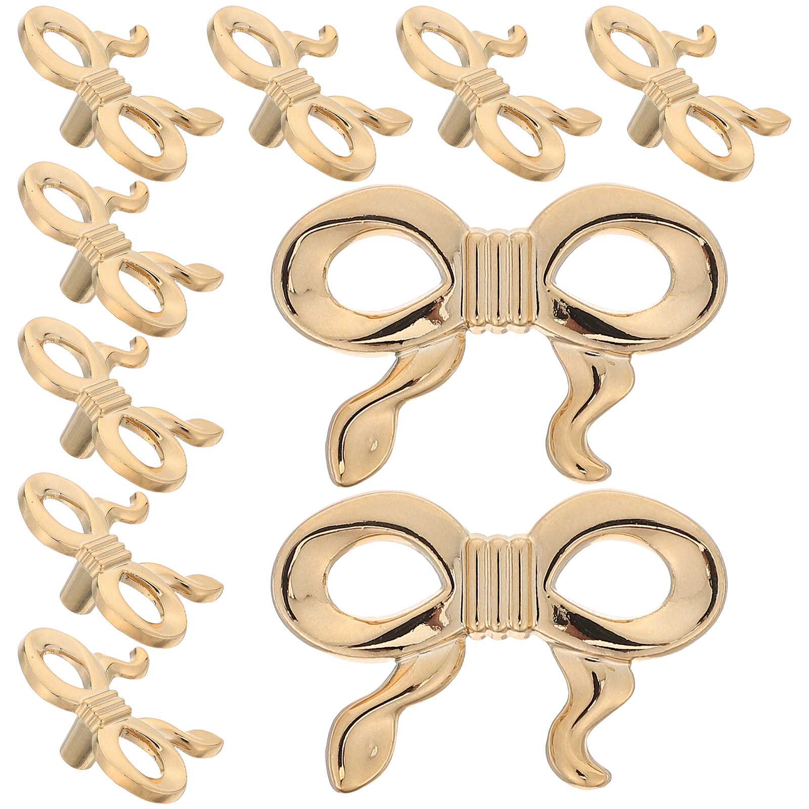 Furniture Hardware Lowes - 10Pcs Bow Shape Drawer Knobs Zinc