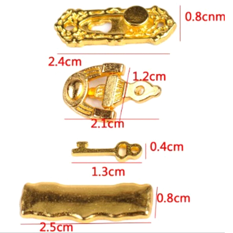 1:12 4PCS Metal Door Knocker S - Furniture Hardware Fitting ulasan dan harga