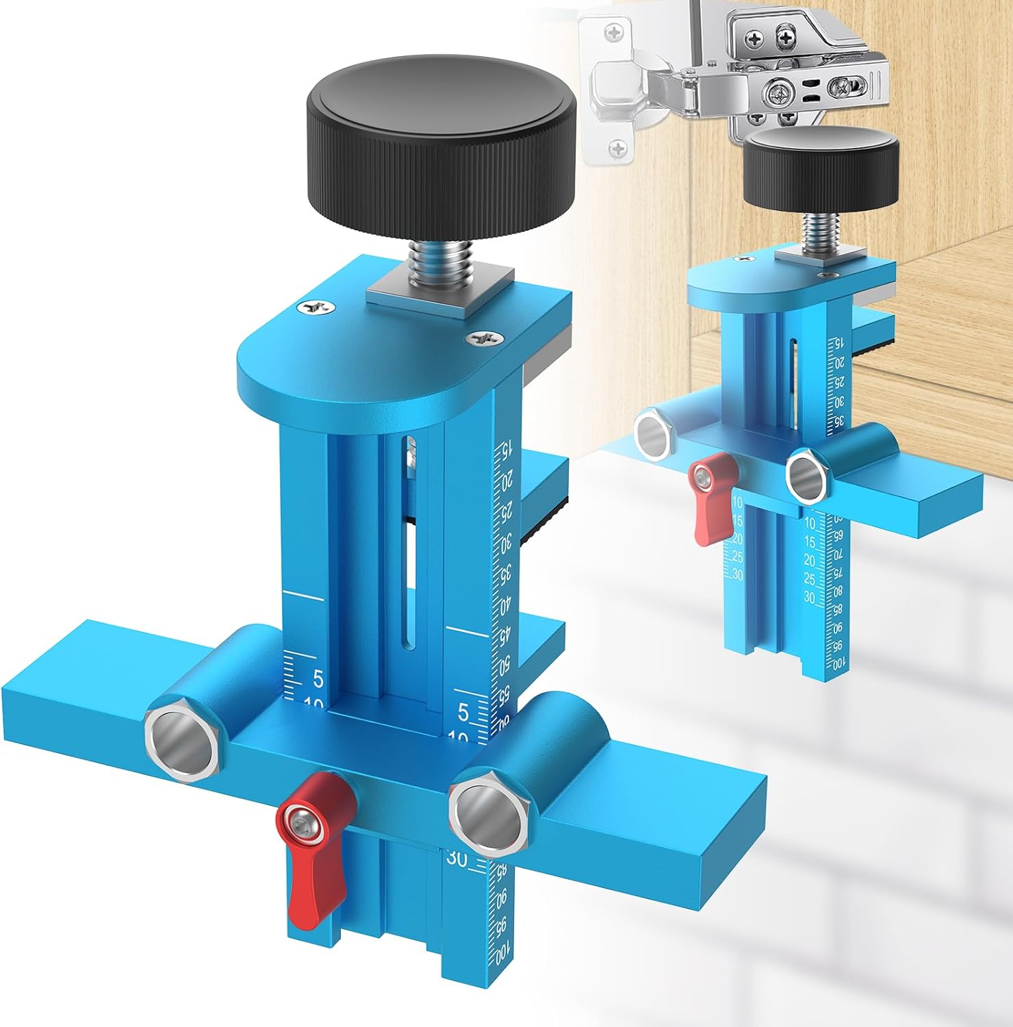 3 in 1 Cabinet Door Mounting J - Furniture Hardware Jig ulasan dan harga