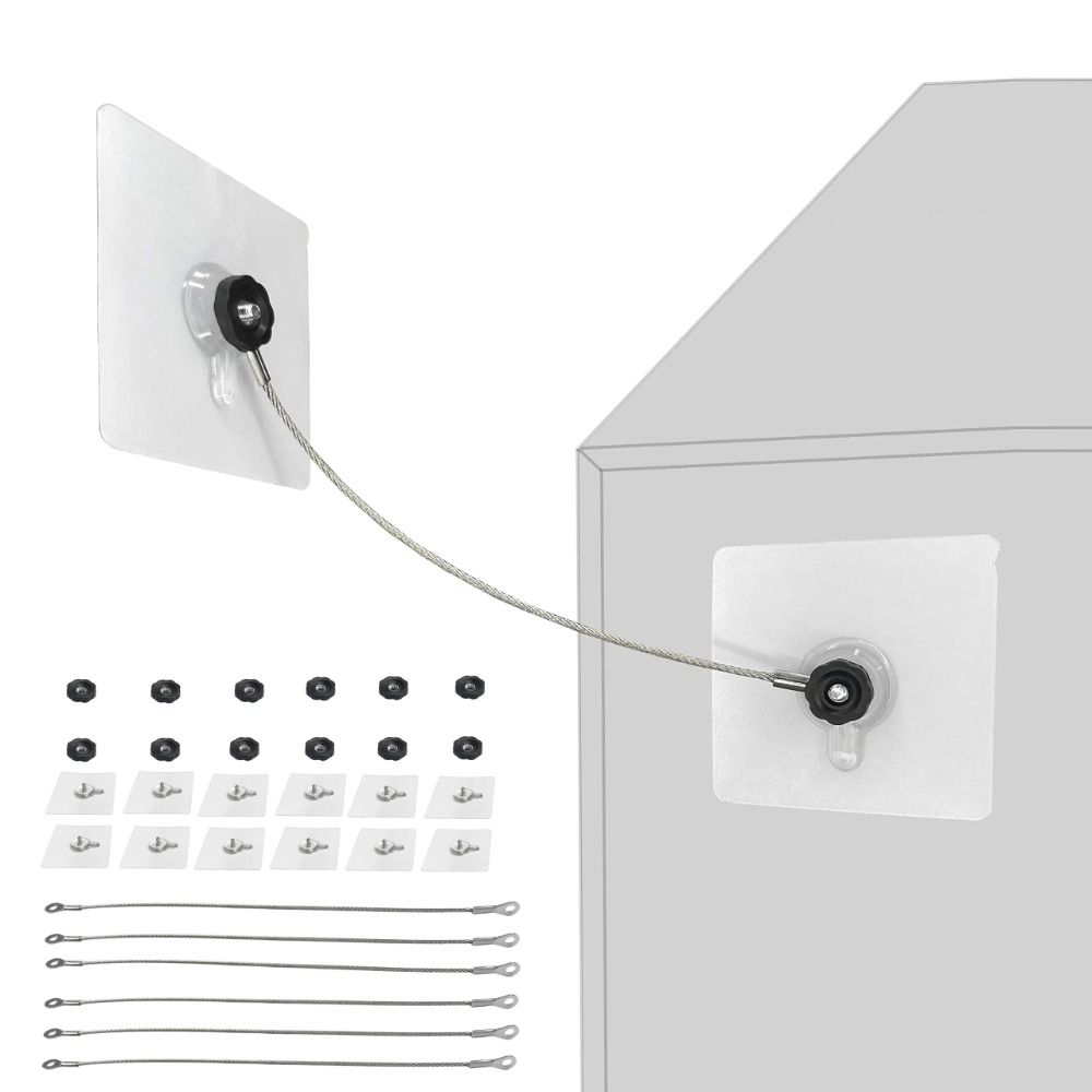 6PACK Anti Tip Furniture Strap - Furniture Hardware Manufacturer ulasan dan harga