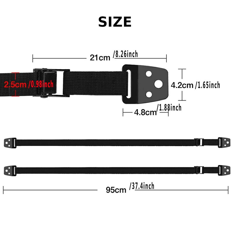 2 Pack Adjustable TV Safety St - Furniture Hardware Manufacturer ulasan dan harga