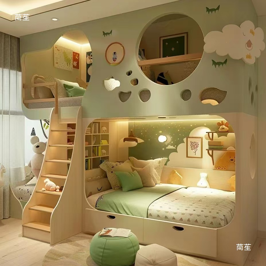 Solid Wood Children's Bed High - Furniture Hardware Lowes ulasan dan harga