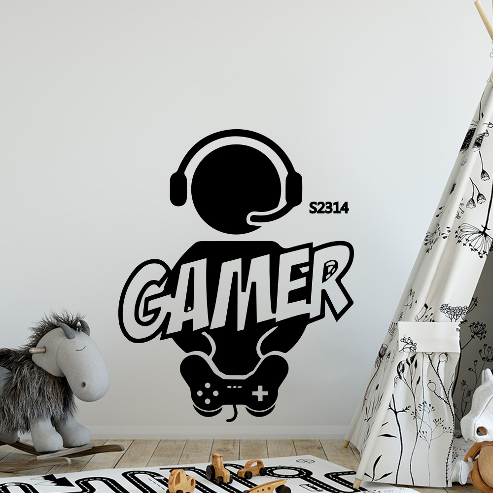 1pc Gamer Wall Art Decal For K - Furniture Hardware Manufacturer ulasan dan harga