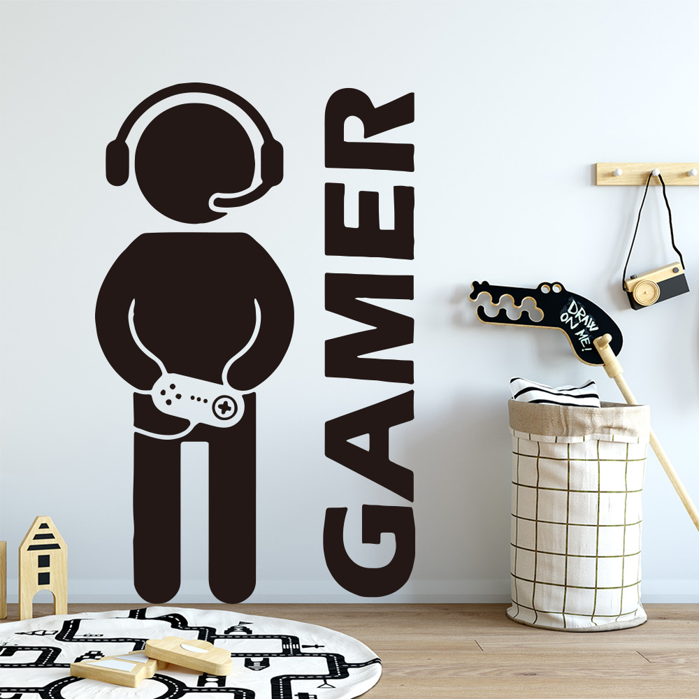 1pc Gamer Wall Art Decal For K - Furniture Hardware Manufacturer ulasan dan harga