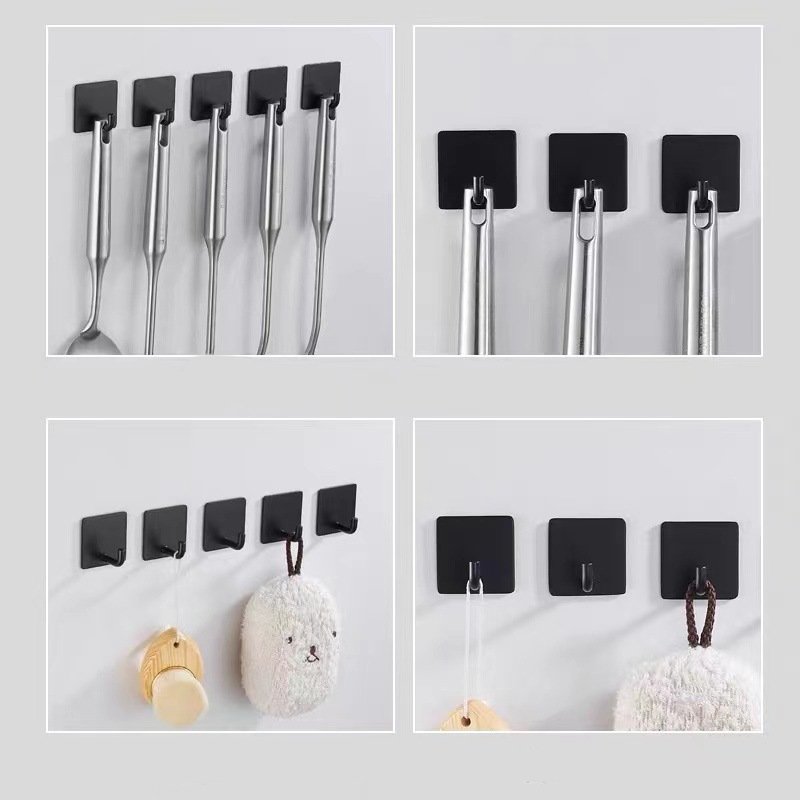 2-4pcs Self-Adhesive Wall Hook - Furniture Hardware Fitting ulasan dan harga